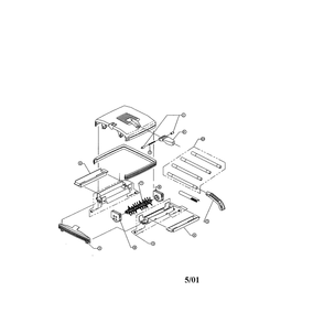 Part Location Diagram of 2-060512-600 Dirt Devil Housing